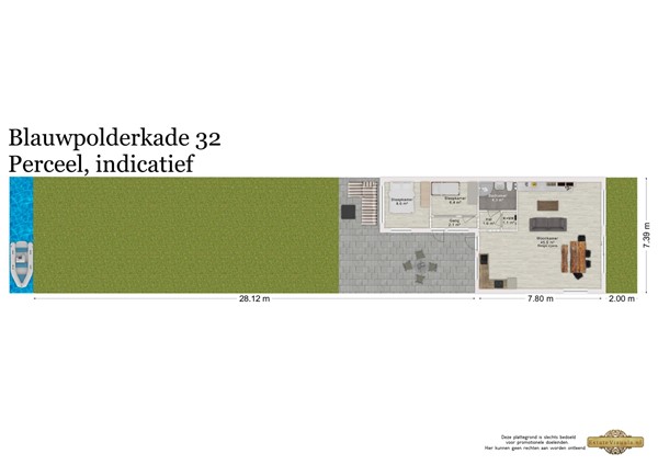 Blauwpolderkade 32, 2355 RB Hoogmade - Perceel2D.jpg