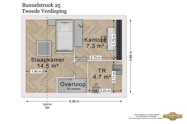 Bunuelstrook 25, 2726 RX Zoetermeer - TweedeVerdieping.jpg
