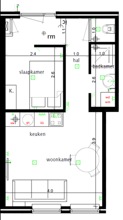 Floor plan - Burgemeester van Hooffln, 5503 BL Veldhoven 