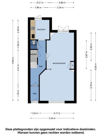 Plattegrond - Petrus Dondersstraat, 5614 AH Eindhoven - 159874086_petrus_donderss_begane_grond_first_design_20240715_e8211f.jpg