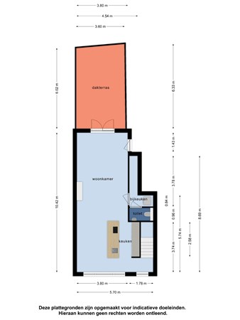 Floor plan - Keizersgracht, 5611 GD Eindhoven 