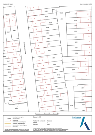 Brochure - Kadastrale kaart - Woensel L 3343.pdf - Generaal Linckerslaan 58, 5623 JW Eindhoven