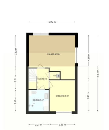 Floor plan - Braak 71, 5501 DG Veldhoven 