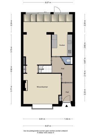Floorplan - Willinklaan 6, 2341 LW Oegstgeest