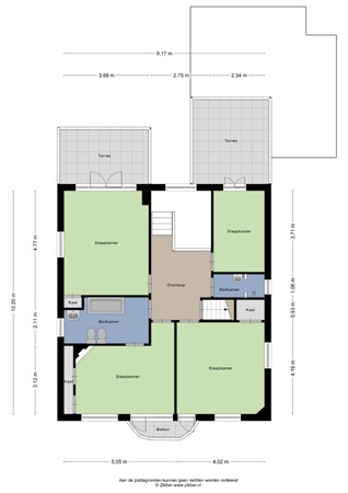 Floorplan - Oranjelaan 4, 2341 CC Oegstgeest