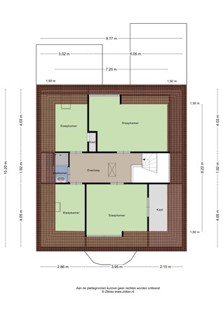 Floorplan - Oranjelaan 4, 2341 CC Oegstgeest