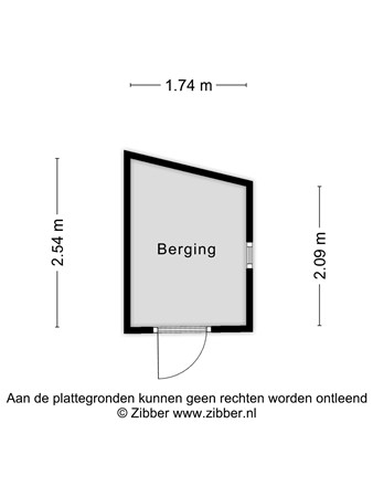 P.J. Blokstraat 51, 2313 ES Leiden - 432012_2D_Berging_P.J._Blokstraat_51_Leiden_04.jpg