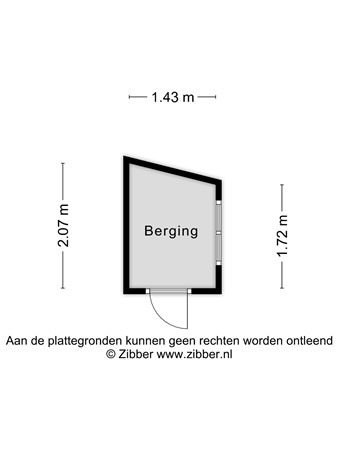 P.J. Blokstraat 51, 2313 ES Leiden - 432012_2D_Berging_P.J._Blokstraat_51_Leiden_05.jpg