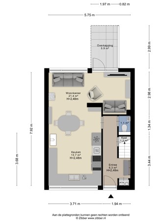 President Kennedylaan 26, 2343 GR Oegstgeest - 182454550_1629283_presi_begane_grond_first_design_20260219_887a7e.jpg