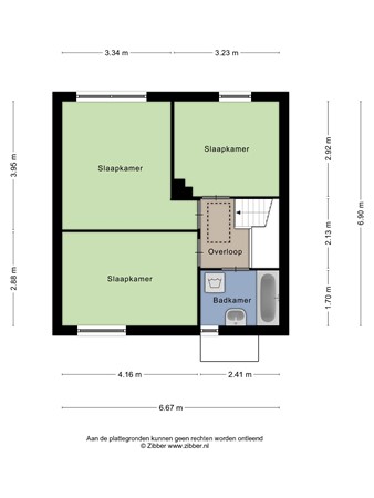 Floorplan - In Den Daal 25, 6438 JK Oirsbeek