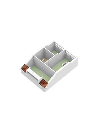 Floorplan - Leliënsingel 23, 6163 CL Geleen