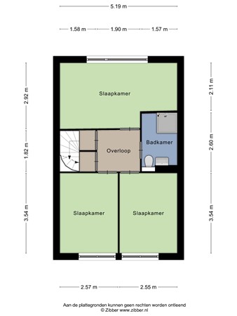 Floorplan - Dr. Philipsstraat 81, 6136 XX Sittard
