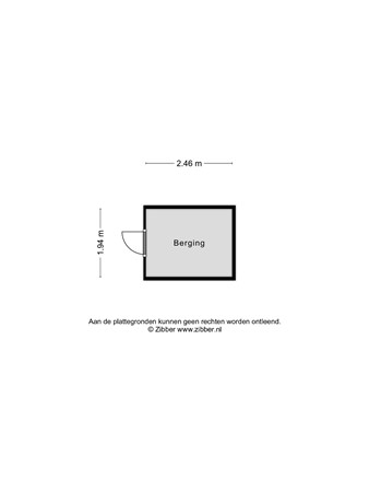 Floorplan - Pastoor de Grootstraat 21, 6463 KB Kerkrade