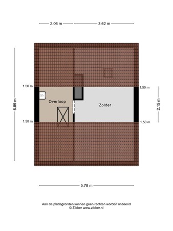 Floorplan - Anna van Saksenstraat 2, 6006 CH Weert