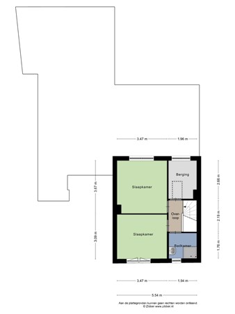 Floorplan - Maastrichterstraat 54, 6444 GH Brunssum