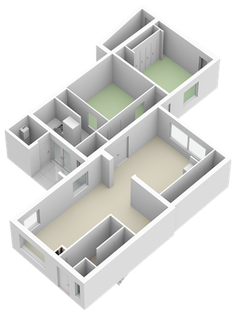 Floorplan - Maastrichterstraat 54, 6444 GH Brunssum