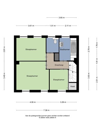 Floorplan - Koningin Julianastraat 5B, 5991 XV Baarlo