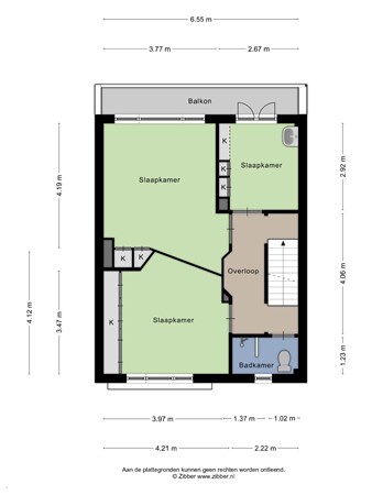 Floorplan - Pater Beatusstraat 16, 6411 TR Heerlen