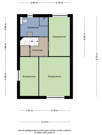 Floorplan - Darwinstraat 14, 6132 GW Sittard