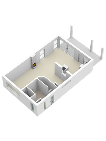 Floorplan - Mozartstraat 34, 6444 AW Brunssum