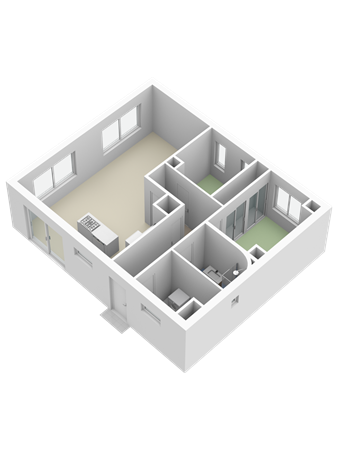 Floorplan - Beekstraat 31M41, 5724 PL Ommel