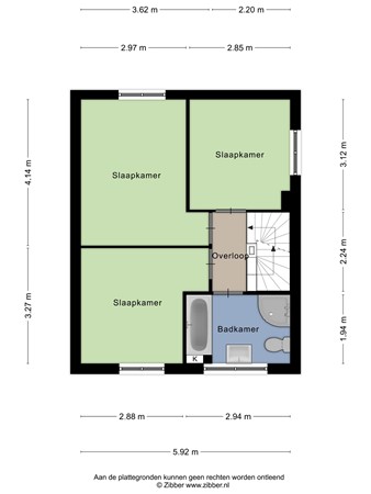 Floorplan - Heerenlandstraat 23, 6143 BG Guttecoven