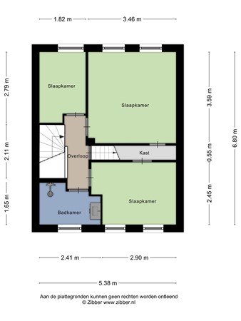 Floorplan - Klaproosstraat 2, 6134 VL Sittard