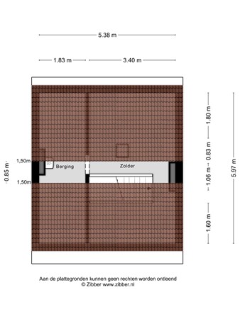 Floorplan - Klaproosstraat 2, 6134 VL Sittard