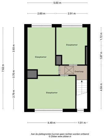 Floorplan - Henri Hermanslaan 43, 6162 GA Geleen