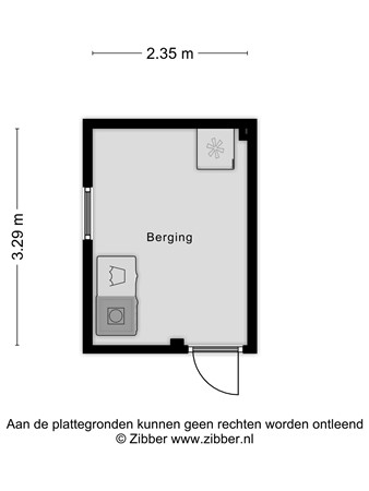 Floorplan - Berkenstraat 49, 6444 BV Brunssum