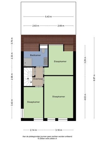 Floorplan - Bernardinopas 20, 5624 NA Eindhoven
