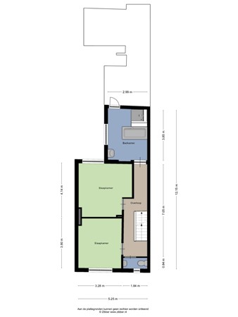 Floorplan - Emmastraat 141, 6431 CV Hoensbroek