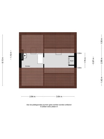 Floorplan - Reigerstraat 21, 6135 EP Sittard