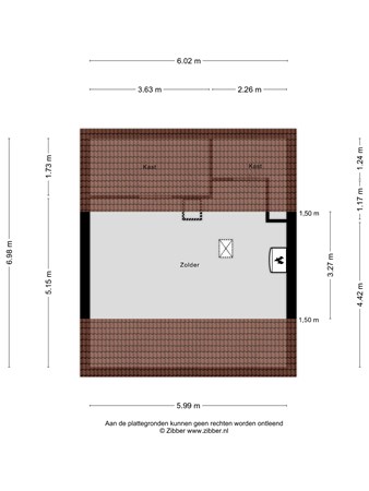 Floorplan - Kanariestraat 60, 6469 XN Kerkrade