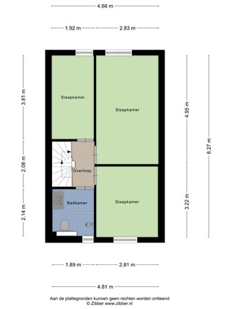 Floorplan - Merwedestraat 10, 6163 KP Geleen