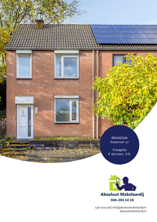 Brochure preview - Dorpstraat 141, 6441 CD BRUNSSUM (1)
