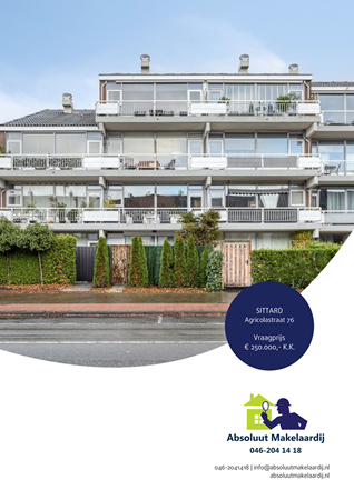 Brochure preview - Agricolastraat 76, 6131 JX SITTARD (1)