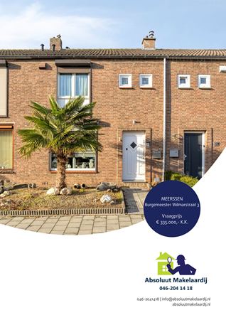 Brochure preview - Burgemeester Wilmarstraat 3, 6231 GW MEERSSEN (1)