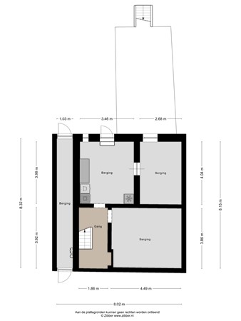 Floorplan - Slakstraat 38, 6462 CV Kerkrade