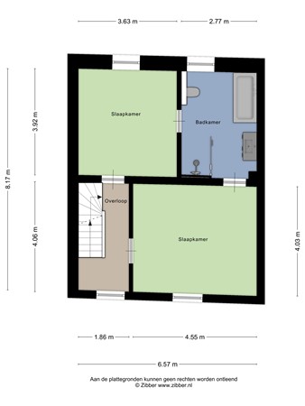 Floorplan - Slakstraat 38, 6462 CV Kerkrade