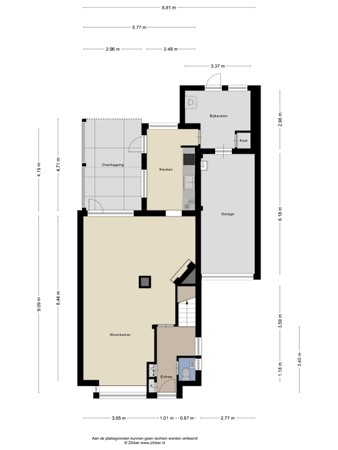 Floorplan - Dr. Albert Schweitzerstraat 42, 6431 VG Hoensbroek
