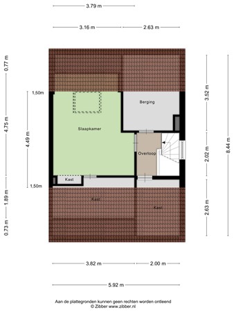 Floorplan - Dr. Albert Schweitzerstraat 42, 6431 VG Hoensbroek
