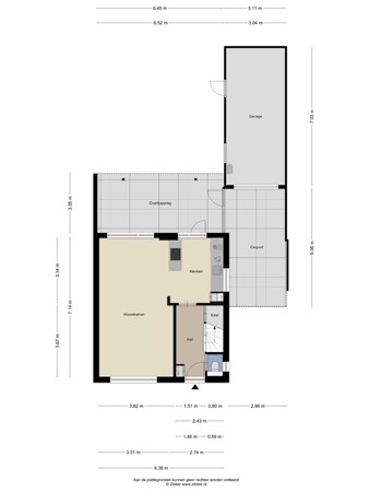 Floorplan - Rosastraat 7, 6151 CA Munstergeleen