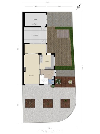 Floorplan - Bettinumstraat 108, 6122 BK Buchten