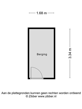 Floorplan - Henri Dunantstraat 277, 6441 XH Brunssum