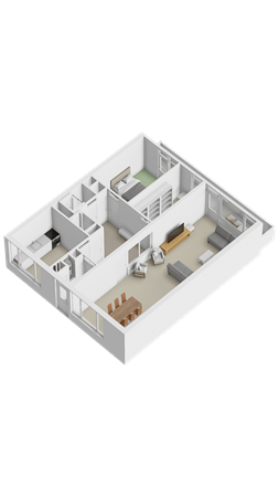 Floorplan - Henri Dunantstraat 277, 6441 XH Brunssum