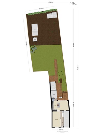 Floorplan - Prins Hendriklaan 104, 6441 AC Brunssum