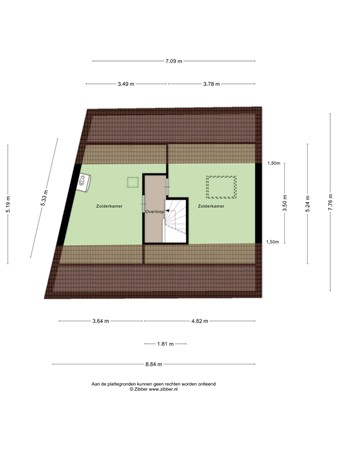 Floorplan - Spoorstraat 44, 6161 AC Geleen