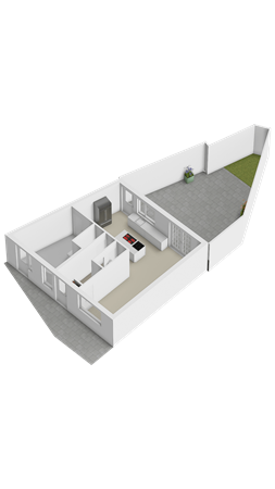Floorplan - Spoorstraat 44, 6161 AC Geleen