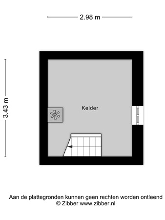 Floorplan - Valderenstraat 12, 6163 GE Geleen